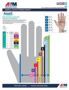 The Ansell Glove Size Chart: Choose The Right Size Ansell Glove